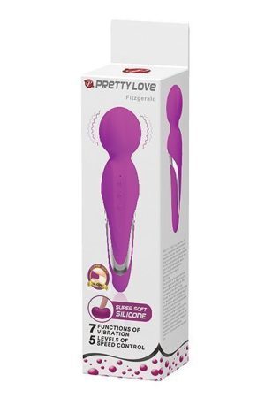 Pretty Love Fitzgerald Liquid Silicone Wand - Fuchsia