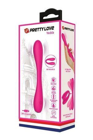Pretty Love Yedda Bendable Vibrator - Pink