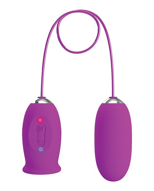 Pretty Love Daisy Silicone Licker Plus Egg - Fuchsia - Image 2