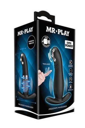 Mr. Play Rolling Bead Prostate Massager - Black