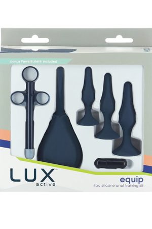 Lux Active Equip Silicone Anal Training Kit - Dark Blue