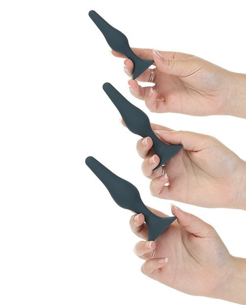 Lux Active Equip Silicone Anal Training Kit - Dark Blue - Image 3