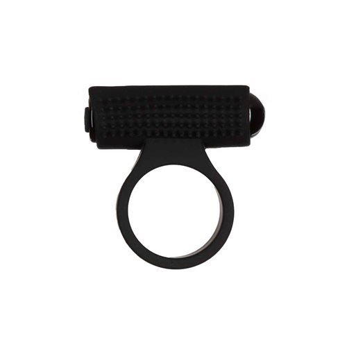 Power Bullet Cosmic Cock Ring W/ Bullet Black - Image 5
