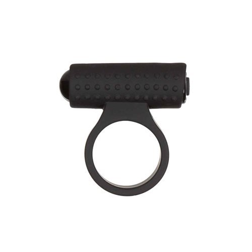 Power Bullet Cosmic Cock Ring W/ Bullet Black - Image 6