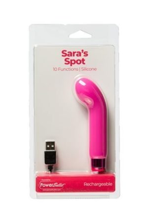 POWERBULLET SARAS SPOT 4IN 10 FUNCTION BULLET PINK