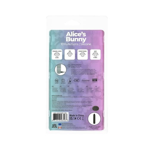 POWER BULLET ALICES BUNNY 4IN 10 FUNCTION BULLET PINK - Image 6