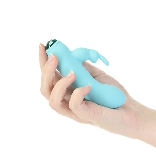 POWER BULLET ALICES BUNNY 4IN 10 FUNCTION BULLET TEAL - Image 4