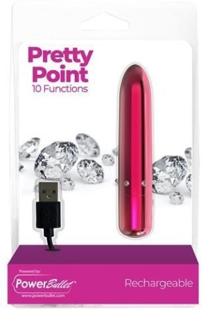 POWER BULLET PRETTY POINT 4IN 10 FUNCTION BULLET PINK