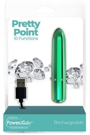 POWER BULLET PRETTY POINT 4IN 10 FUNCTION BULLET TEAL