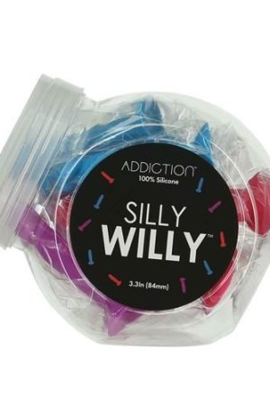 Addiction Silly Willy 3.3In Mini Dongs 12Pc Display