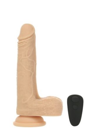 NAKED ADDICTION 7.5 THE FREAK VIBRATING ROTATING & THRUSTING DONG VANILLA"