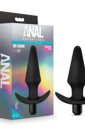 Anal Adventures Vibrating Plug Black