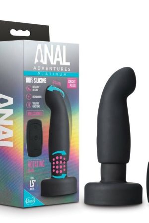 Anal Adventures Platinum Circuit Plug Black