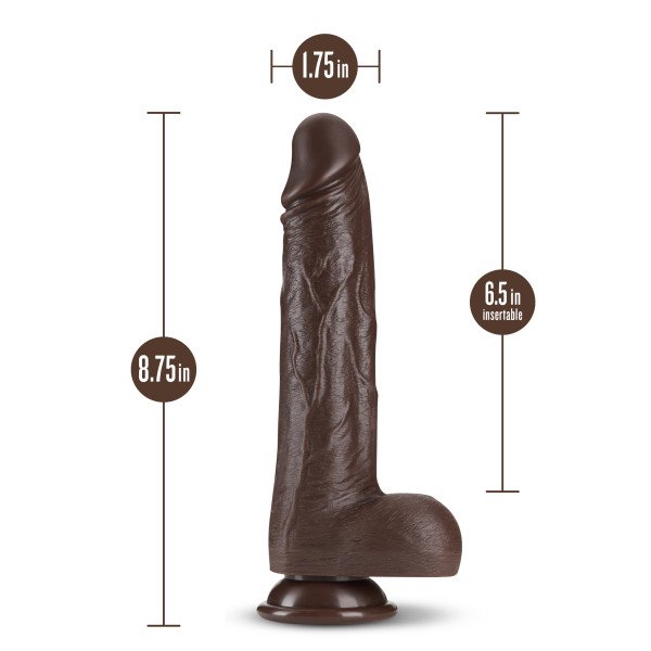 Dr. Skin Dr. Murphy 8In Dildo Thrusting Chocolate - Image 5