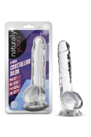Naturally Yours 8In Diamond Crystalline Dildo