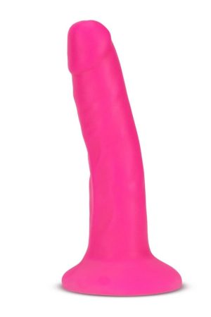 NEO ELITE 6IN DUAL DENSITY COCK NEON PINK