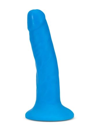 NEO ELITE 6IN DUAL DENSITY COCK NEON BLUE