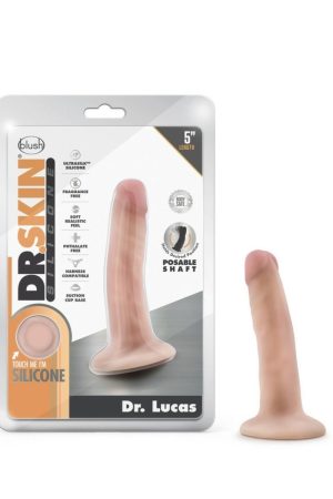 Dr Skin Dr. Lucas 5 In Dong W/ Suction Cup Vanilla