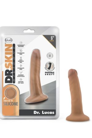 Dr Skin Silicone Dr Lucas 5In Dildo Mocha
