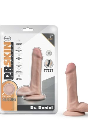 Dr Skin Silicone Dr Daniel 6In Dildo Vanilla