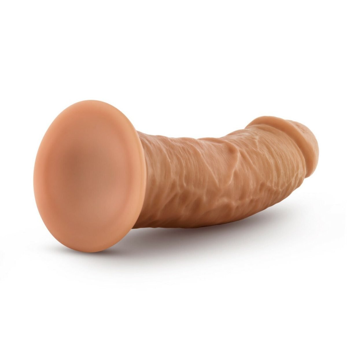 Dr. Skin Glide 8In Self Lubricating Dildo Mocha - Image 5