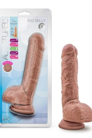 Au Naturel Big Billy 9In Dildo Mocha