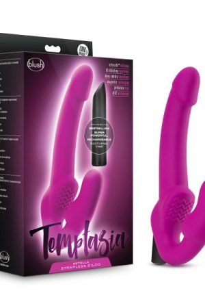 TEMPTASIA ESTELLA STRAPLESS SILICONE DILDO PINK