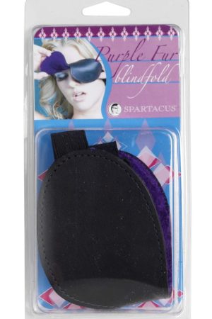 CLASSIC BLINDFOLD W/ PURPLE FUR