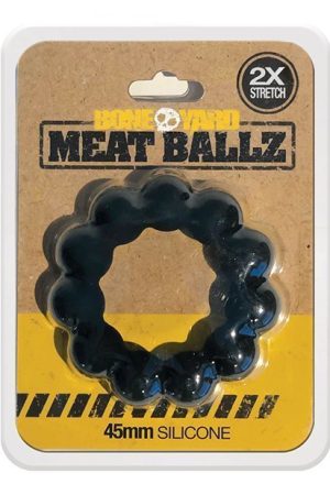 BONEYARD MEAT BALLZ 45MM COCK RING BLACK