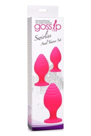 GOSSIP SWIRLIES ANAL TRAINER SET MAGENTA