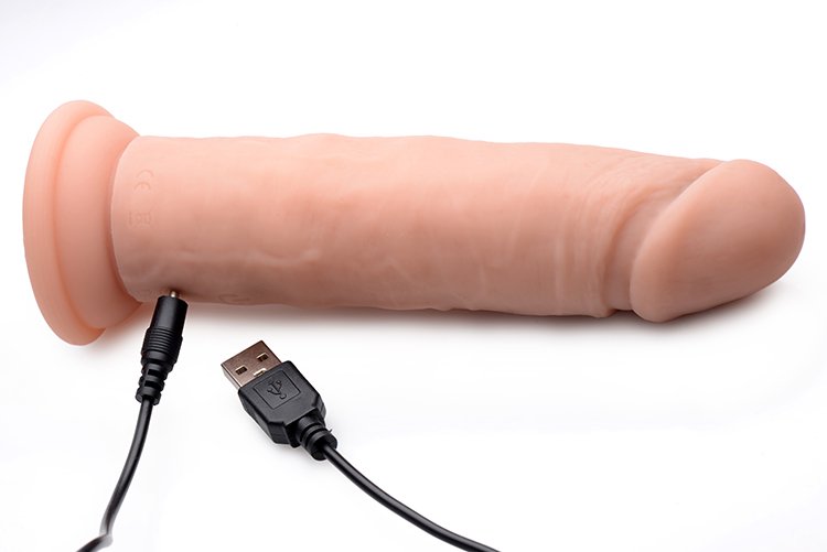 Big Shot 7In Vibrating Dildo W/O Balls & Remote - Image 3