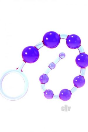 Kinx Dragonz Tail Anal Beads Violet Os