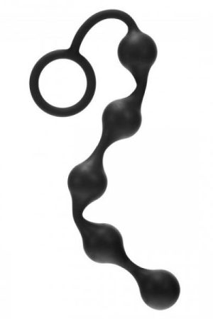 Kinx Onyx Anal Beads Black