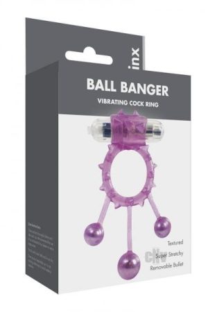 Linx Ball Banger Cock Rings Purple Os