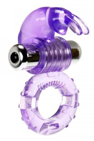 Hopping Hare Rabbit Cock Ring Purple Linx
