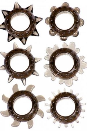 Linx Tickler Textured Ring Set 6 Pack