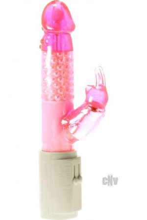 Powerslide Rabbit Vibrator Pink Minx