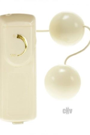 Orgasm Vibrating Balls Ivory White Minx