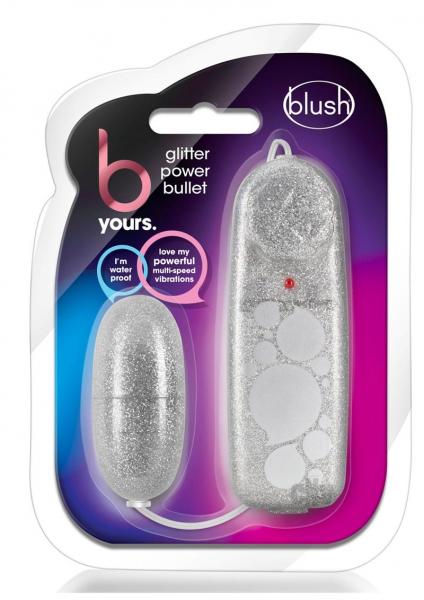 B Yours Glitter Power Bullet Silver