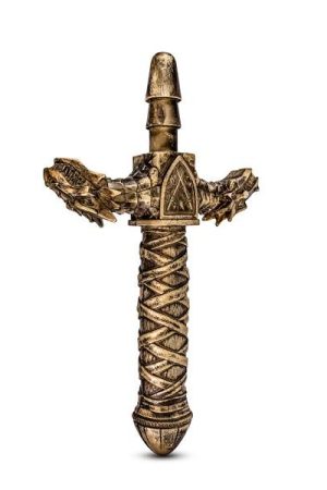 The Realm Drago Lock On Dragon Sword Handle Bronze