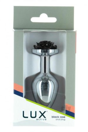 Lux Active Rose Anal Plug 3.5 Black