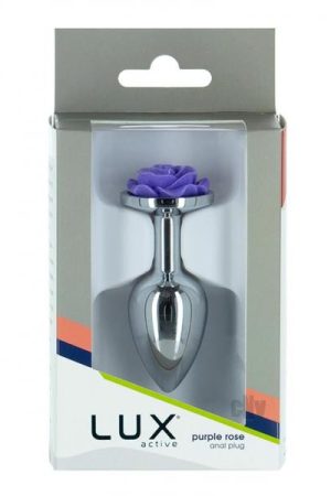 Lux Active Rose Anal Plug 3 Purple