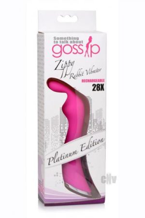 Gossip Zippy Rabbit Vibrator Pink