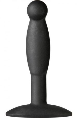 Platinum Silicone The Minis Small Anal Plug Black 3 Inch