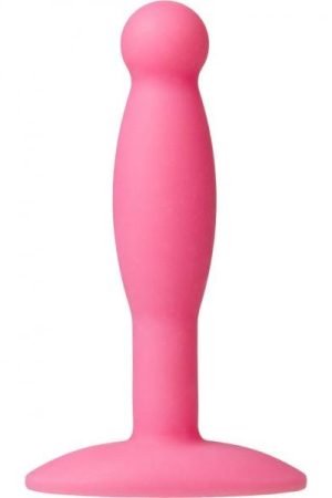 Platinum Silicone The Minis Small Anal Plug Pink