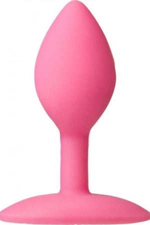 Platinum Silicone The Minis Spade Butt Plug Pink Small