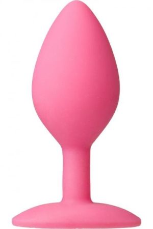 Platinum Silicone The Minis Spade Butt Plug Pink Medium