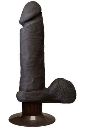 The Vibro Realistic Cock UR3 Vibrator 6 Inch - Brown