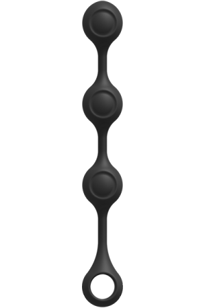 Kink Weighted Silicone Anal Balls Black