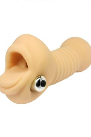 Vicky Quickie Blowjob Sucker Vibrating Masturbator Beige